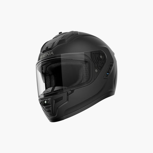 Sena Phantom Full-Face Mesh Communications Helmet - Matte Black, X-Large