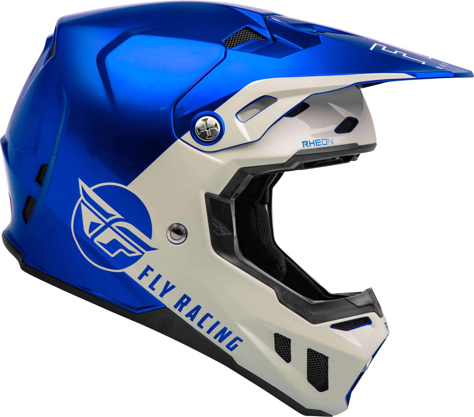 Fly Racing Formula CC Centrum Helmet X-Small Metallic Blue and Grey
