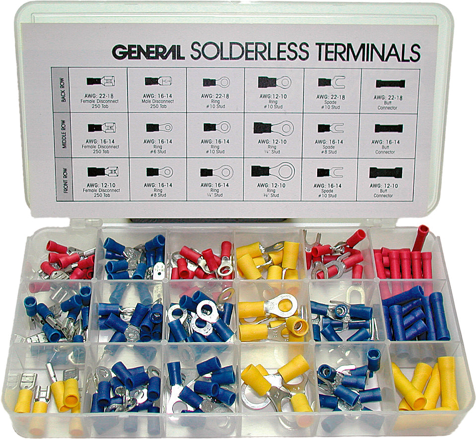 SP1 Insulated Terminal Kit Assortment (Part #01-653) for Electrical Connections