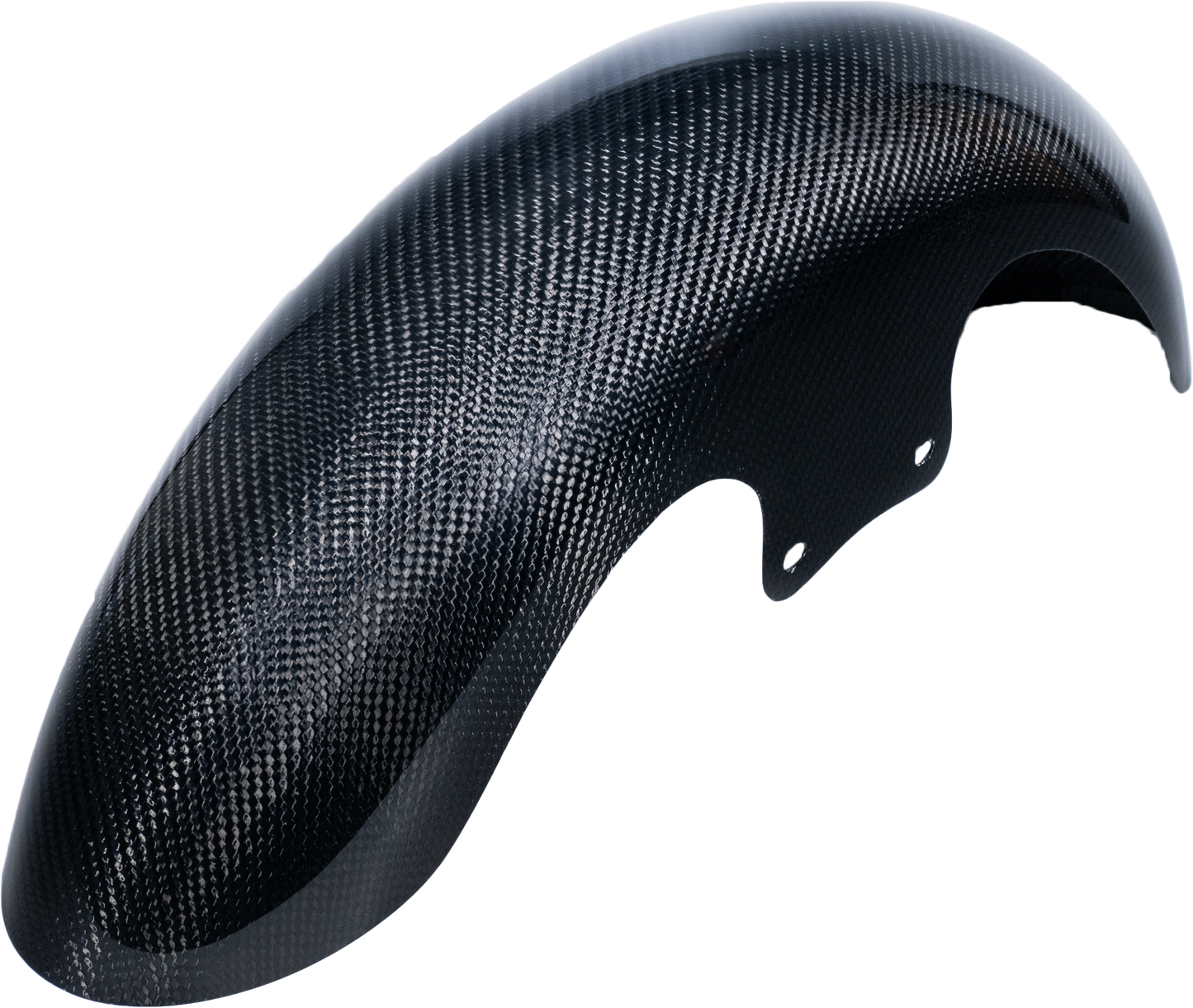 Hofmann Designs Carbon Fiber Mid Front Fender for 19" Challenger and PowerPlus Chieftain V-Twin Motorcycles