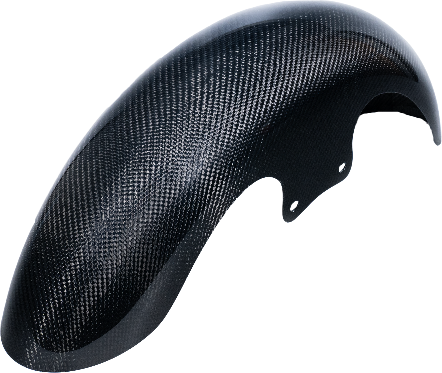 Hofmann Designs Carbon Fiber Mid Front Fender for 19" Challenger and PowerPlus Chieftain V-Twin Motorcycles