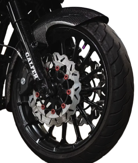 HOFMANN DESIGNS Carbon Fiber Mid-Length Front Fender for Harley Davidson FLHT and FLHR Models Part HDCF-6007