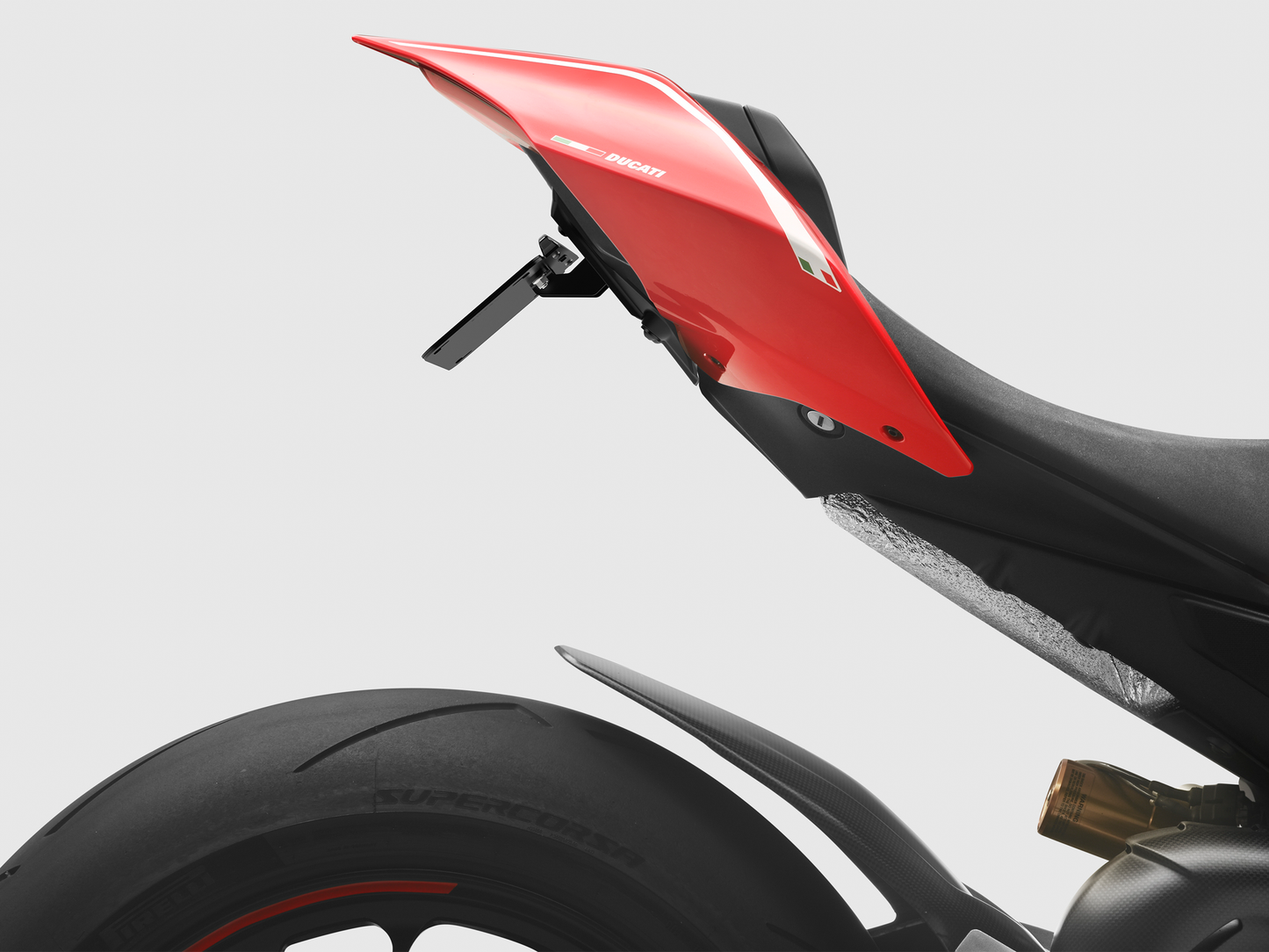 Rizoma Flat Out Fender Eliminator for Ducati - Part Number PTU010B