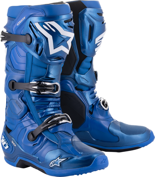 Alpinestars Tech 10 Offroad Motorcycle Boots Blue/Black Size 12