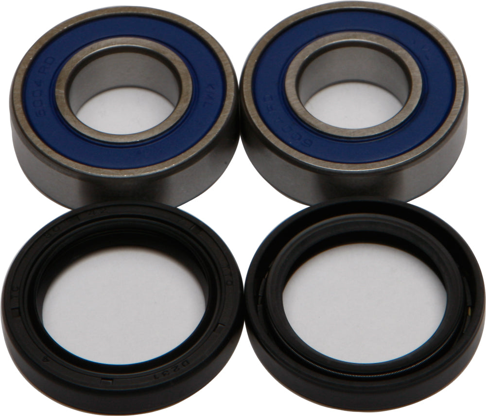 ALL BALLS Front Wheel Bearing and Seal Kit for Kawasaki Ninja 650, Triumph Street Triple, and More