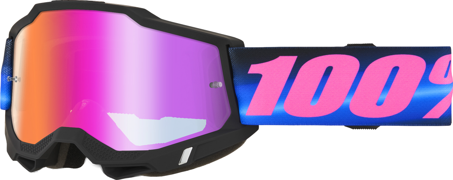 100 Percent Accuri 2 Offroad Goggles with Dark Red Mirror Lens