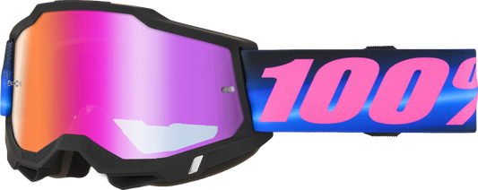 100 Percent Accuri 2 Offroad Goggles with Dark Red Mirror Lens