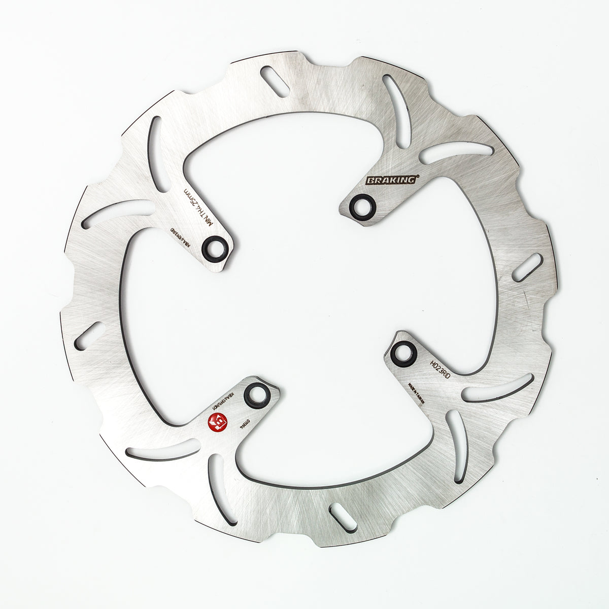 BRAKING HO23RID Rear Wave/Contour Brake Rotor for Honda VFR Interceptor Models