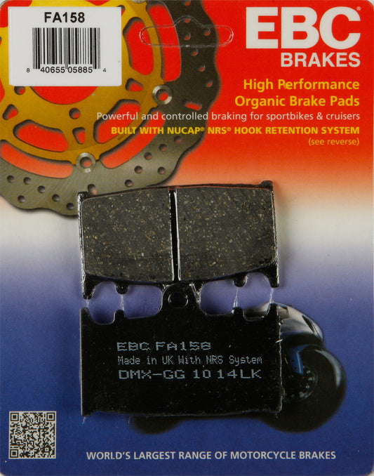 EBC FA158 Offroad Brake Pads for Kawasaki, Suzuki, Husaberg Motorcycles