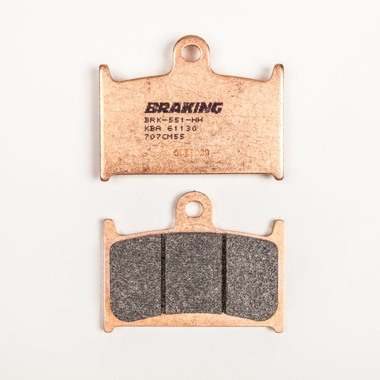 BRAKING Front Brake Pad Set 707CM55 for Triumph Speed Triple and Sprint Models