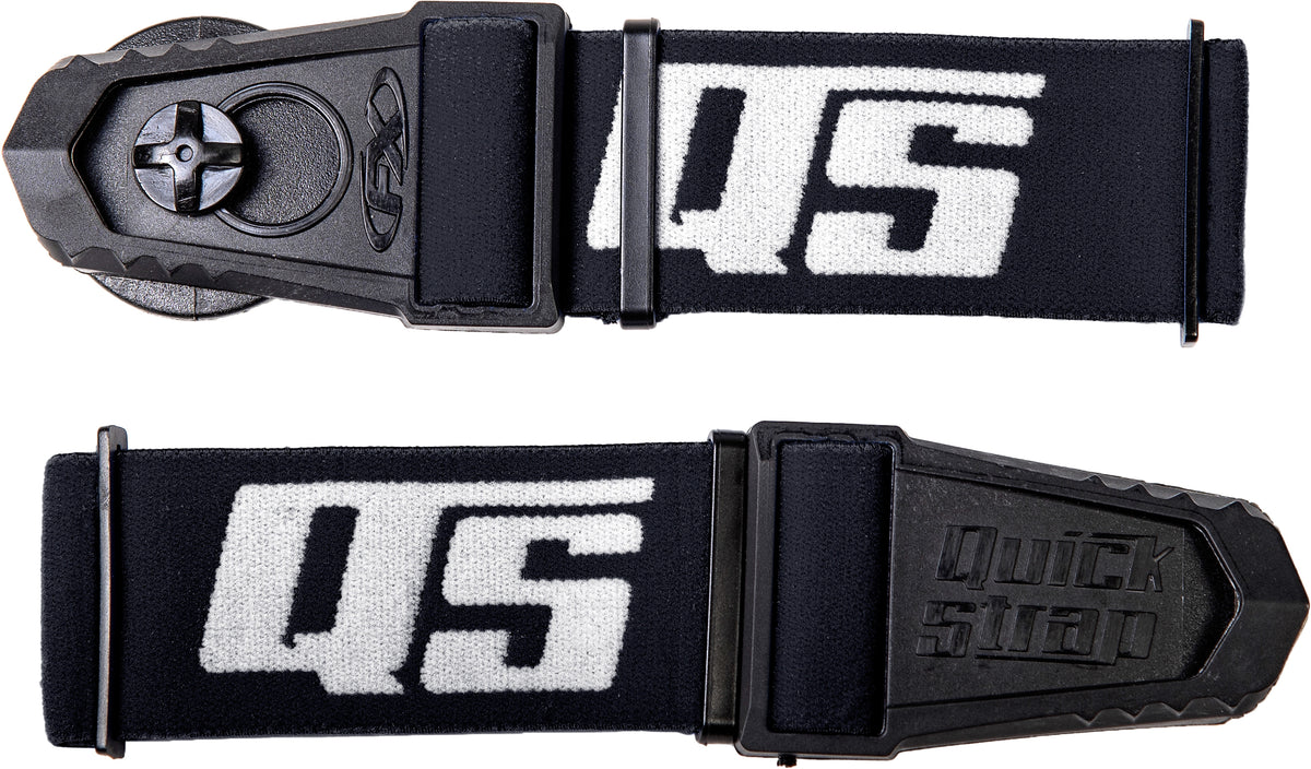 QUICK STRAP Black Eyewear Quick Strap for Goggles and Glasses – Easy One-Hand Installation