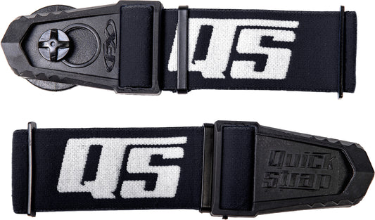 QUICK STRAP Black Eyewear Quick Strap for Goggles and Glasses – Easy One-Hand Installation
