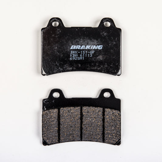 BRAKING Part Number 692SM1 Semi Metallic Brake Pad Set for Yamaha XVZ1300 Models