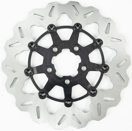 GBRAKES Part Number DF681CW-B 11.5-Inch Floating Wave Rear Brake Rotor for Harley-Davidson Softail and Touring Models