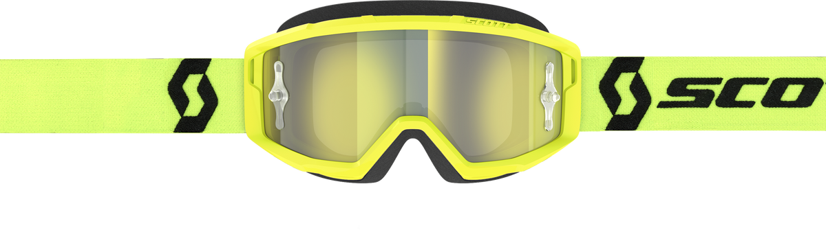 SCOTT Primal Goggle Yellow/Black with Yellow Chrome Lens for Offroad Enthusiasts