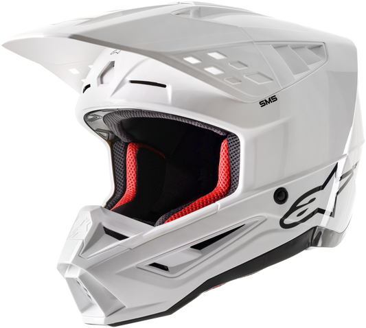 Alpinestars SM5 Solid Off-Road Helmet White Glossy X-Large