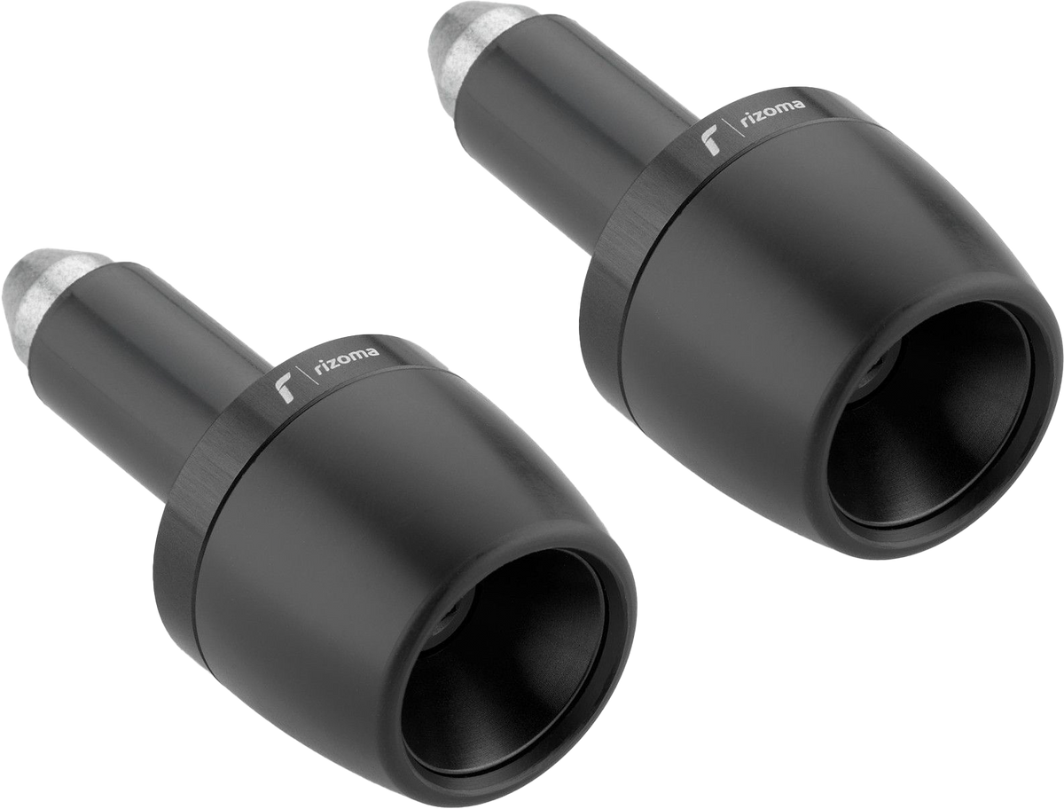 RIZOMA MA532B Black Street Handlebar Ends Pair for BMW and Ducati Motorcycles