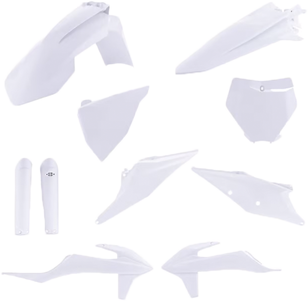 ACERBIS Full Plastic Kit for KTM - White