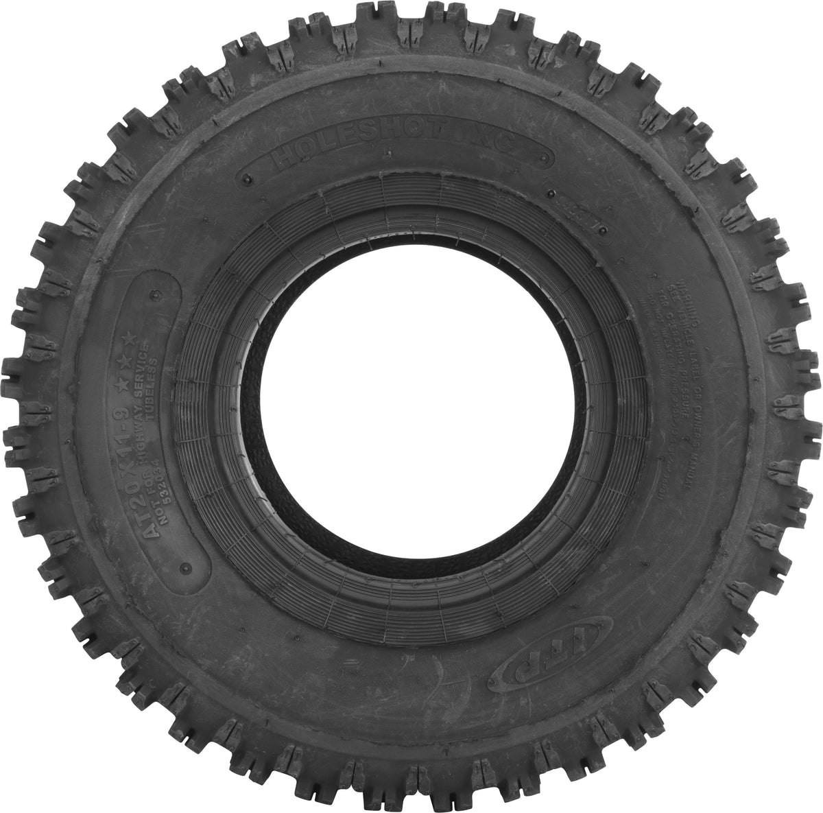 ITP Holeshot XC Rear Tire 20x11-9 for ATV/UTV - Bias Construction, 6 PR Ply, Tubeless Design