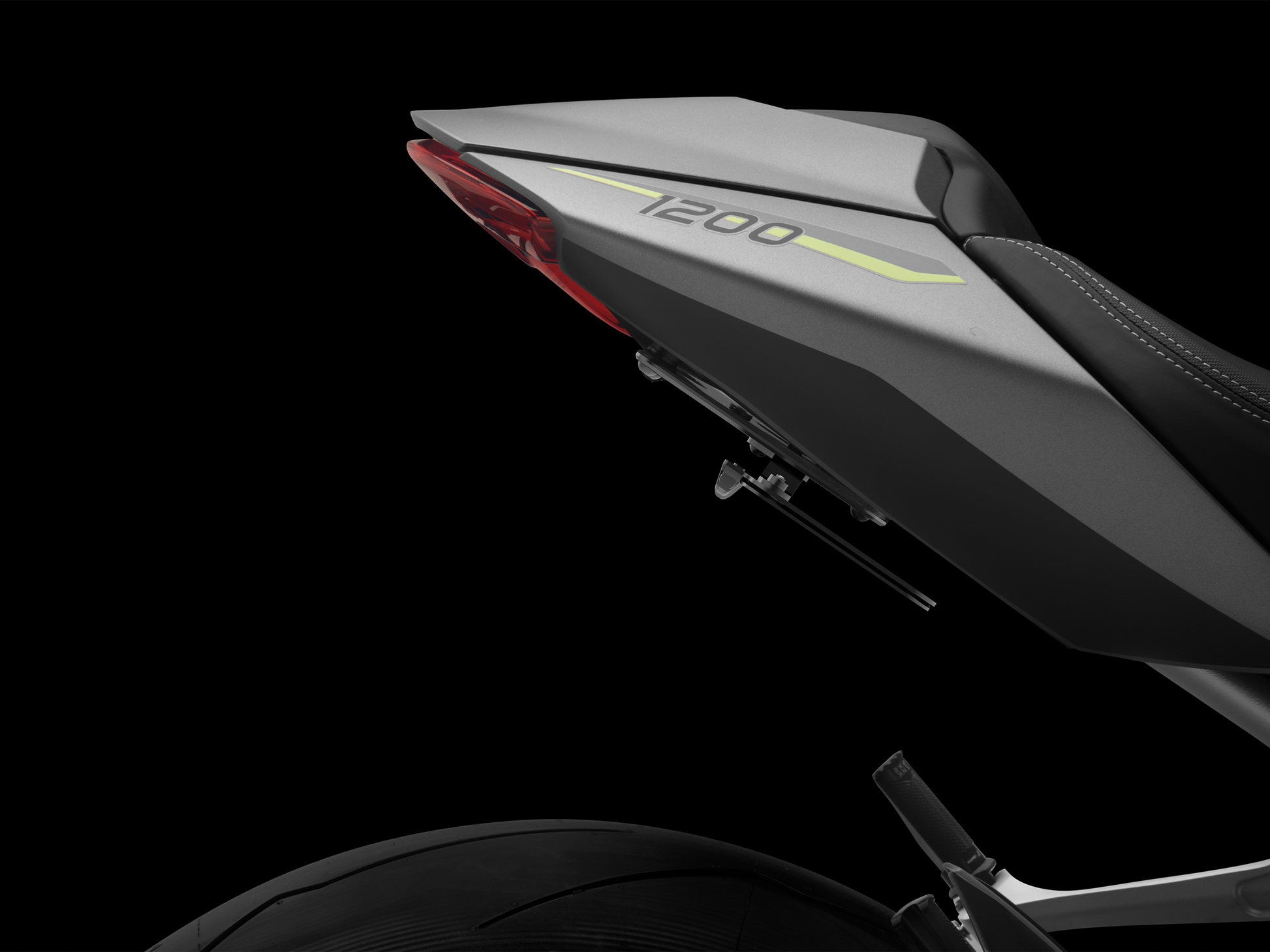 RIZOMA Flat Out Fender Eliminator Tri PTU070B for Street Motorcycles