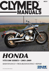 CLYMER Honda VTX1300 Repair Manual – Model Years 2004-2009