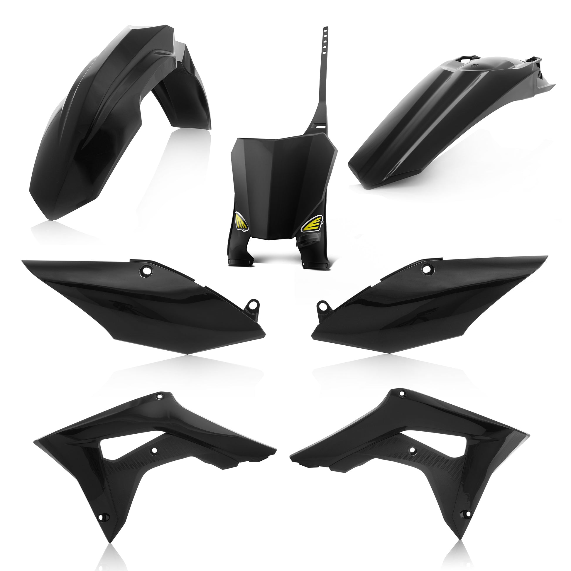 Cycra 714-1710 Offroad 5 Piece Black Body Kit for Motorcycle