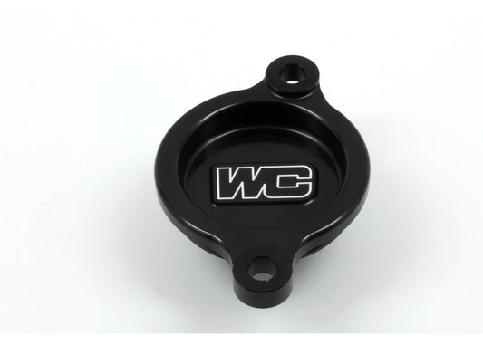 WORKS Oil Filter Cover for Honda CRF450R and CRF450RX (Part #27-026) - Black