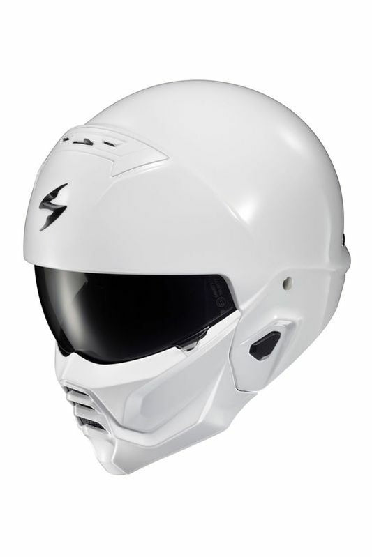 Scorpion EXO Covert 2 Open-Face Helmet - Gloss White, Medium