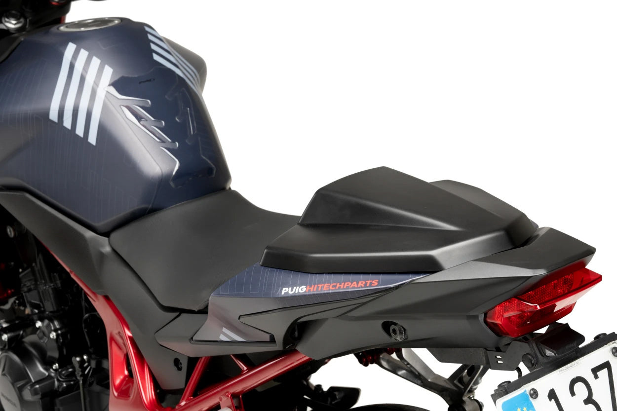 PUIG Rear Seat Cowl Matte Black for Street Bikes – Part Number 21705J