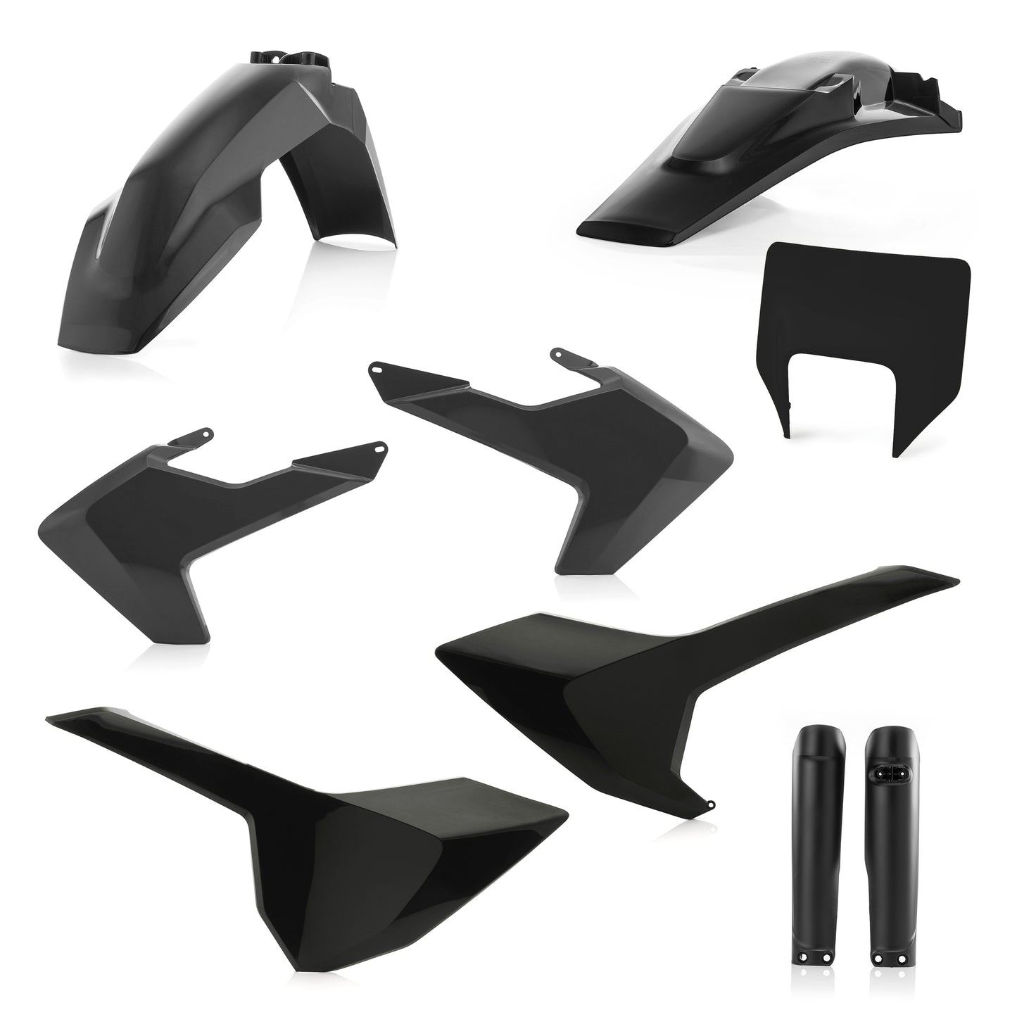 ACERBIS Full Plastic Kit Black for Husqvarna Offroad Models (Part #2733430001)