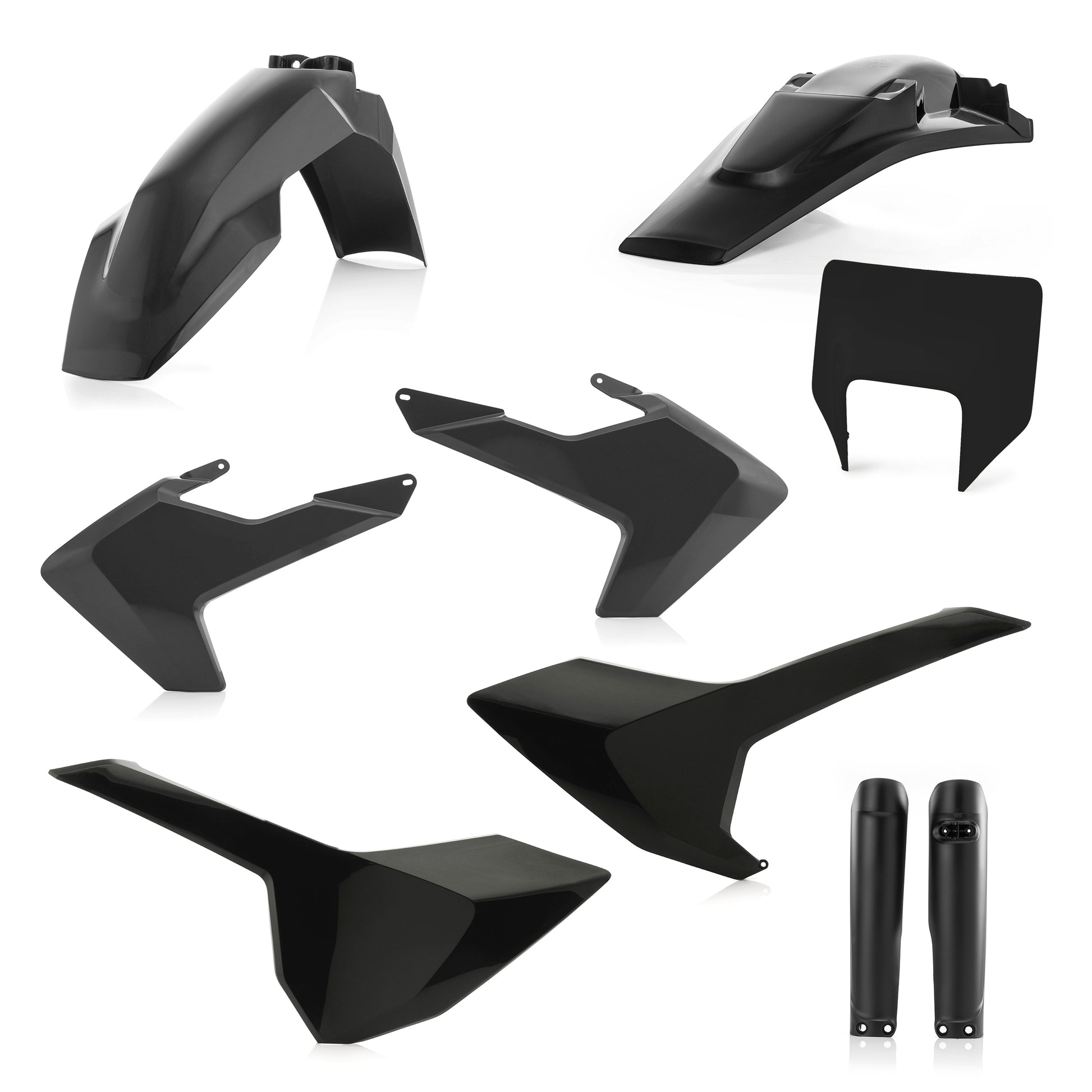 ACERBIS Full Plastic Kit Black for Husqvarna Offroad Models (Part #2733430001)
