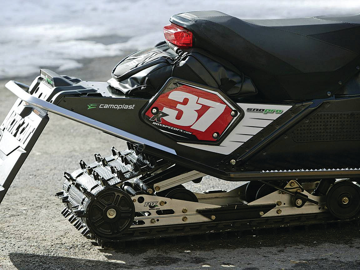 ROX 1RNP-N/BU Snowmobile Rear Number Plate - Universal Replacement Body Part