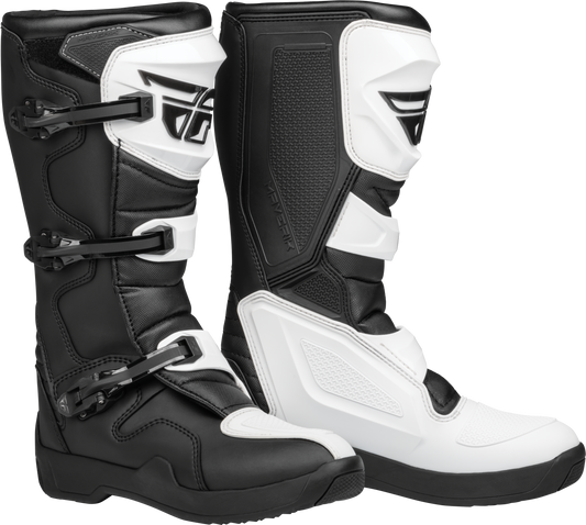 Fly Racing Maverik LT Offroad Boots White/Black Size 11 – Durable and Supportive Footwear for Off-Road Adventures