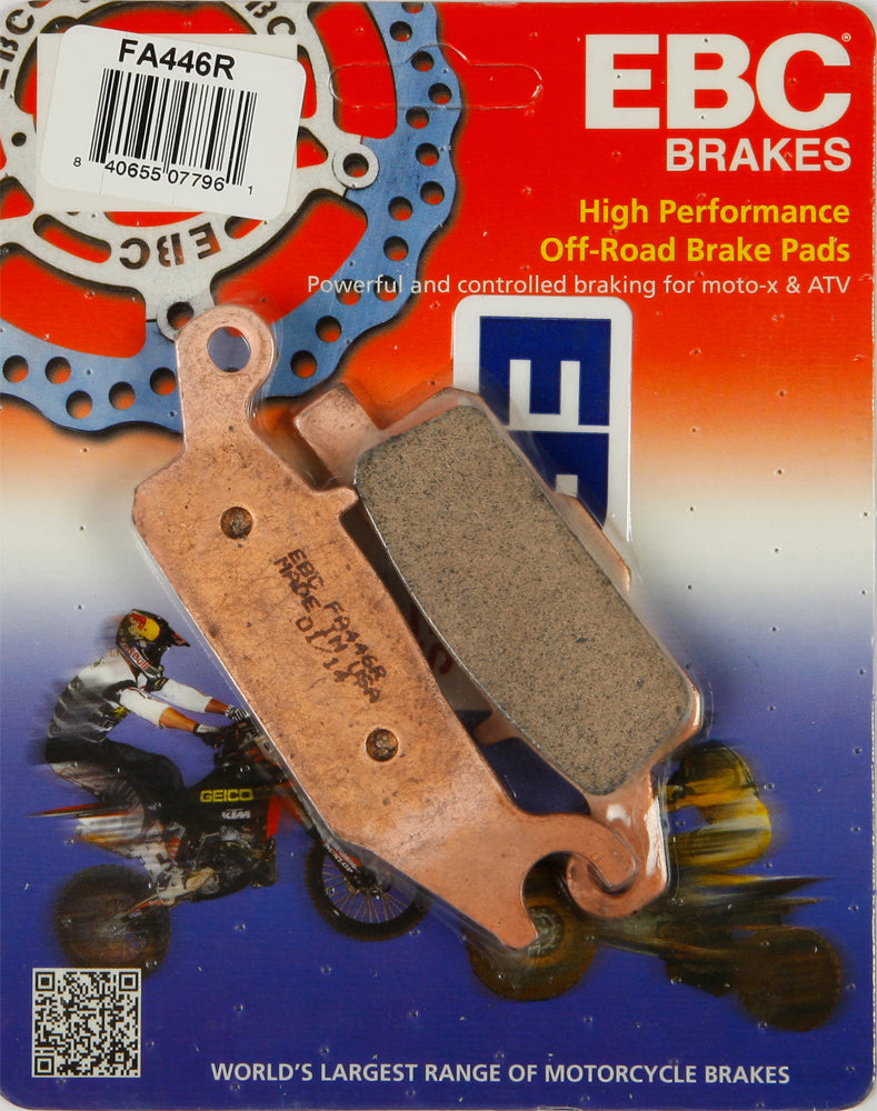 EBC FA446R Brake Pads for Yamaha YFM550FG Grizzly ATV/UTV 2009-2013