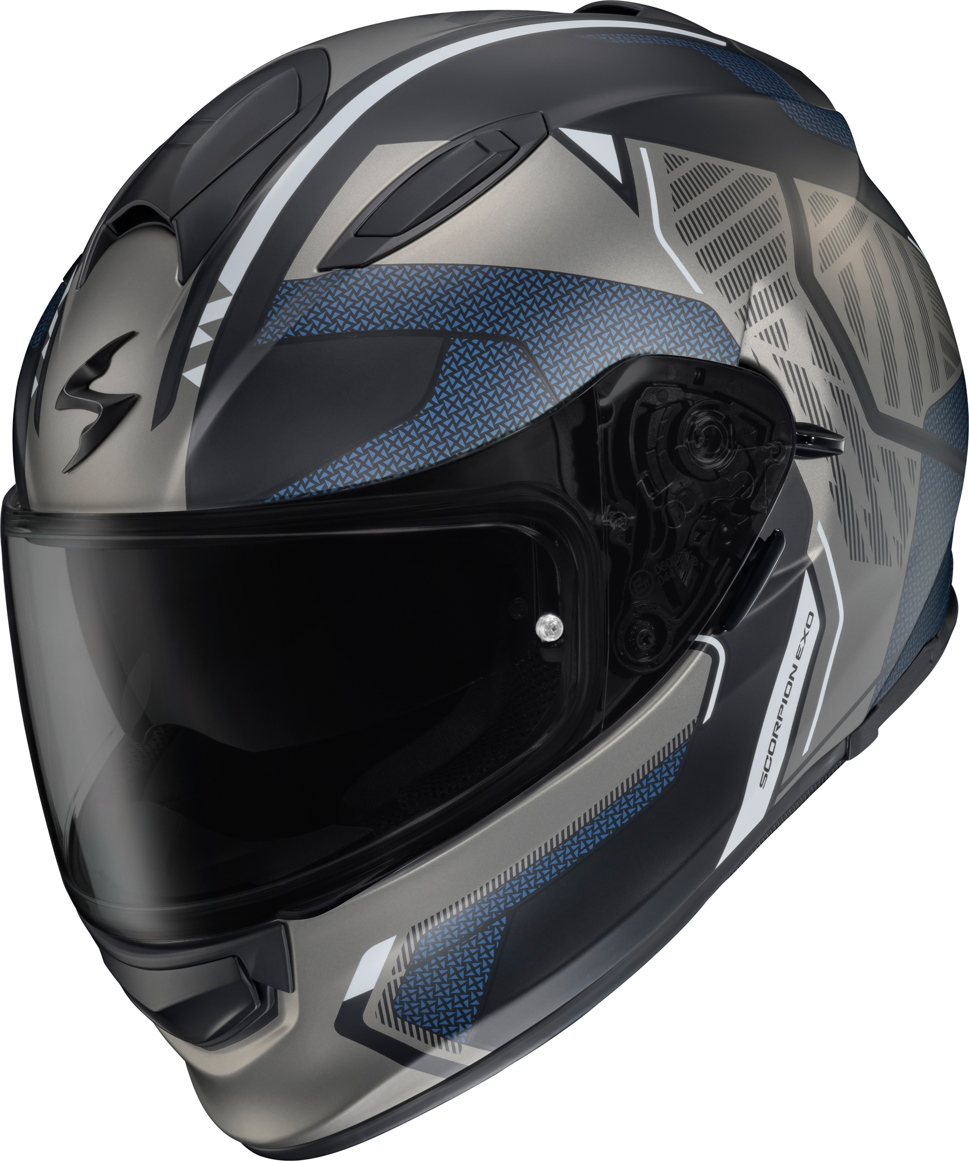 Scorpion EXO Ryzer Full Face Helmet Switch Phantom XL – ECE 22.06 & DOT Certified Street Helmet with Sun Visor
