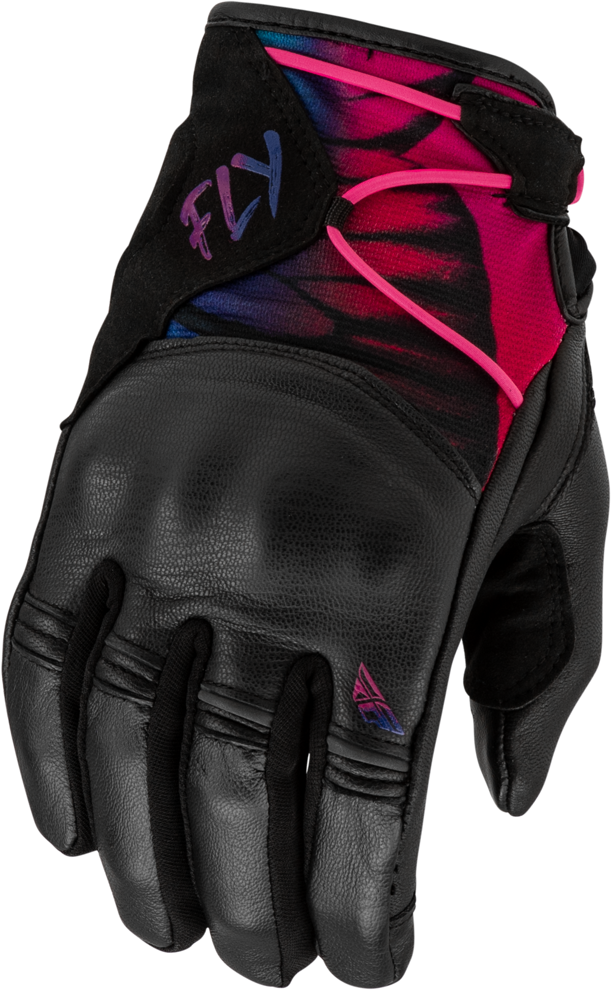 Fly Racing Venus Gloves Butterfly Large - Women's Midweight Street Gloves with Leather Accents and Touchscreen Compatibility