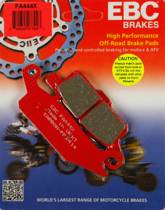 EBC FA444X Brake Pads for Yamaha YFM550FG Grizzly FI 4WD ATV/UTV