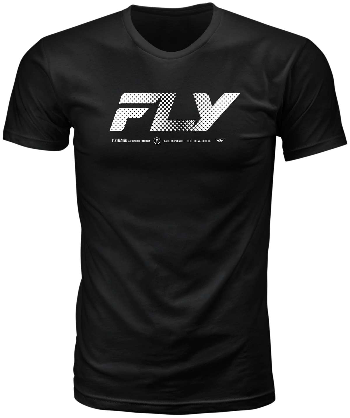 Fly Racing Worldwide Tee Black X-Large - Comfortable Short Sleeve Shirt with Premium Fit