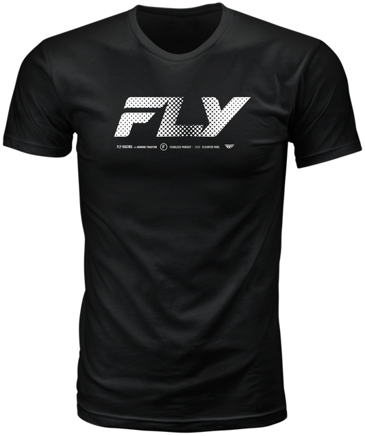 Fly Racing Worldwide Tee Black 2X-Large - Comfortable Short Sleeve Shirt with Premium Fit
