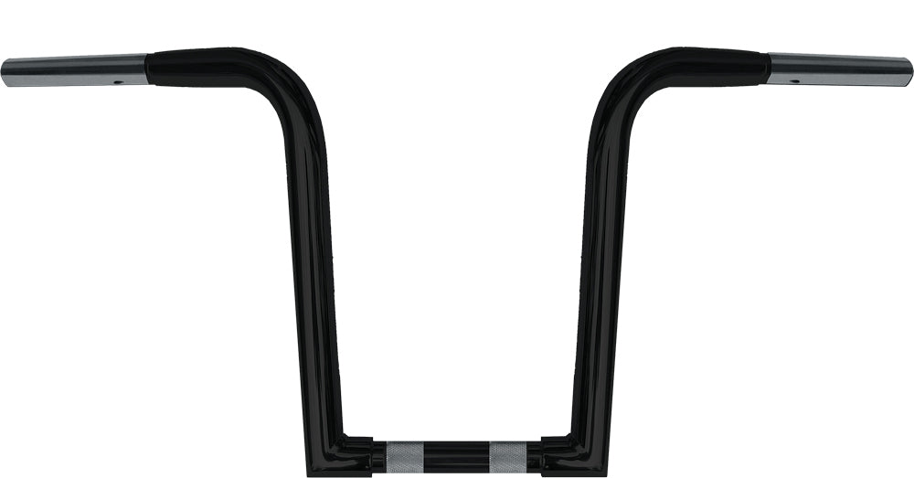 WILD 1 Chubby 14-Inch Outlawz Black Handlebars for V-Twin Motorcycles