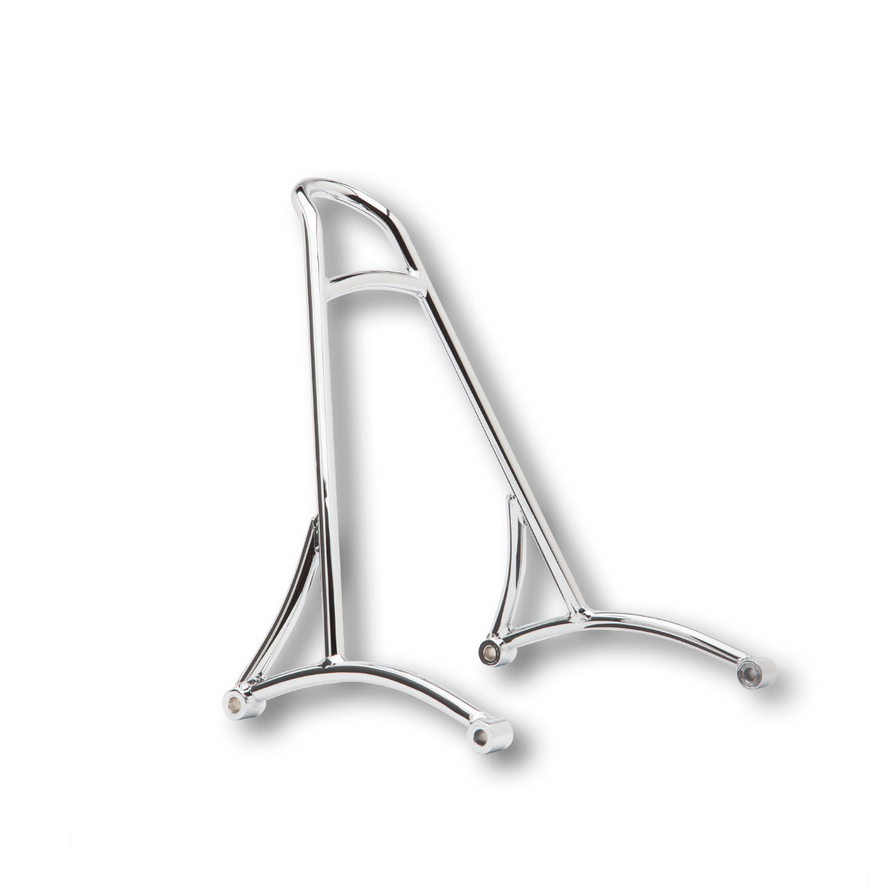 Burly Brand Short Sissy Bar for Harley Davidson XL and XL1200T Models - Chrome Finish