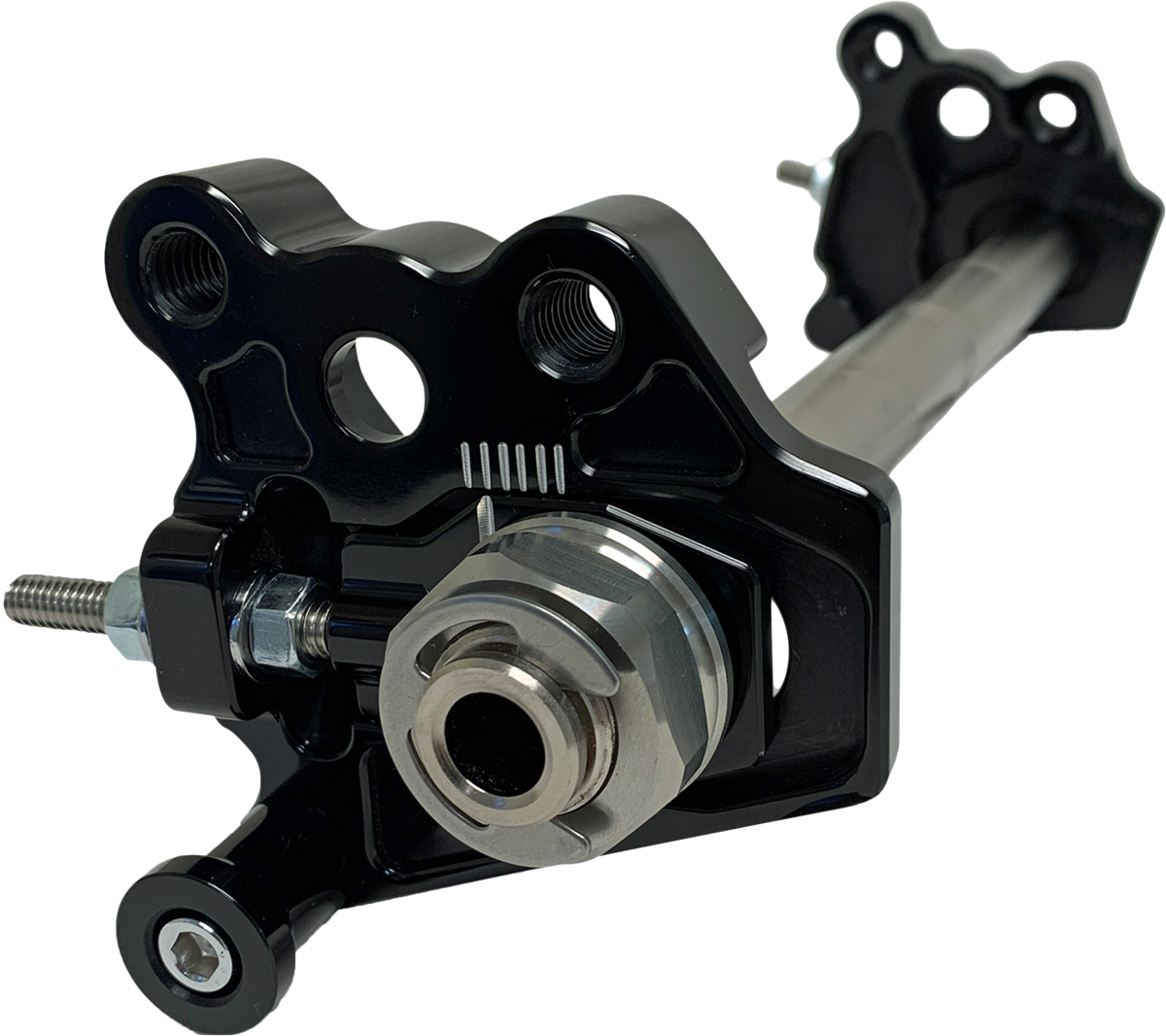 HAWG HALTERS INC Rear Axle Adjuster with Shock Relocator for ’09-’24 V-Twin Motorcycles
