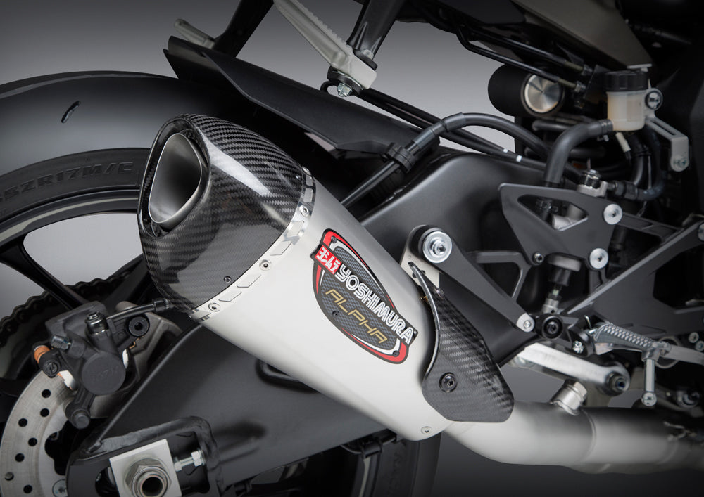 Yoshimura ALPHA Series RS-12 ADV Slip-On Muffler for Yamaha YZF-R1 (2015-2018)