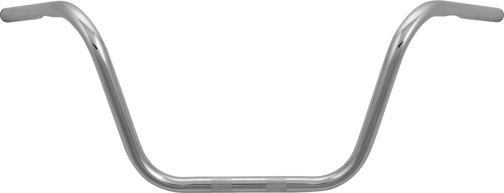 HardDrive 1 inch Buckhorn Handlebar with 9.75 inch Pull Back in Chrome for Harley Davidson Dyna Models