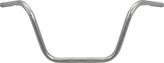 HardDrive 1 inch Buckhorn Handlebar with 9.75 inch Pull Back in Chrome for Harley Davidson Dyna Models
