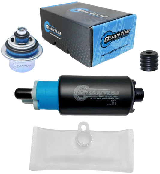 Quantum HFP-383-R Electric Fuel Pump Kit with Pressure Regulator for Snowmobiles