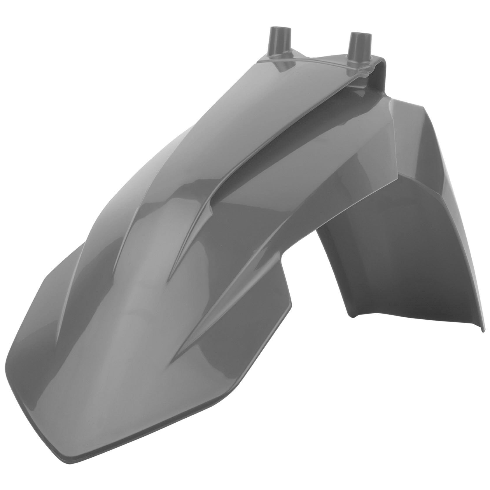 Polisport Front Fender SX65/MX65 Grey for KTM 65 SX (2016-2023) - Durable Gloss Polypropylene