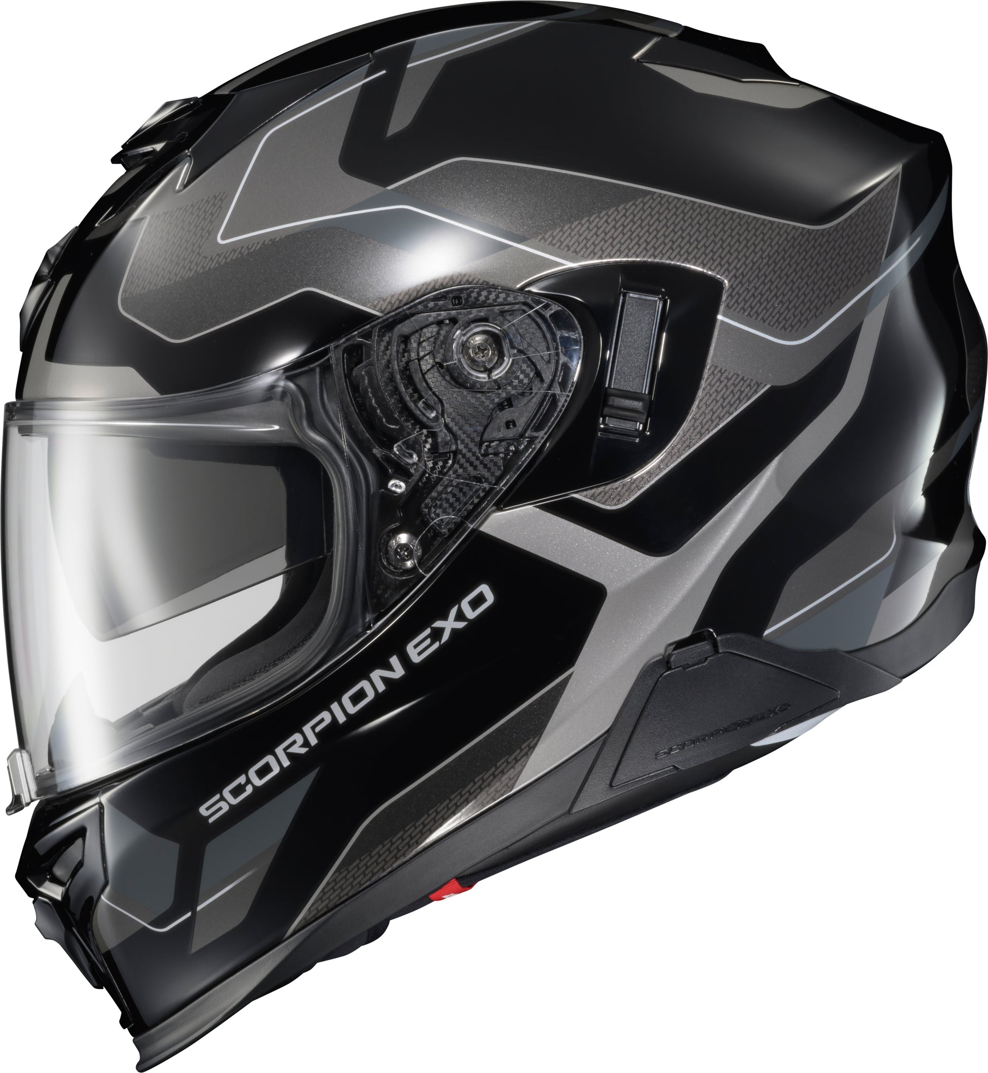 ScorpionEXO Exo T520 Full Face Helmet Zuse Phantom Medium - Street Motorcycle Helmet with Advanced Ventilation and Sun Visor