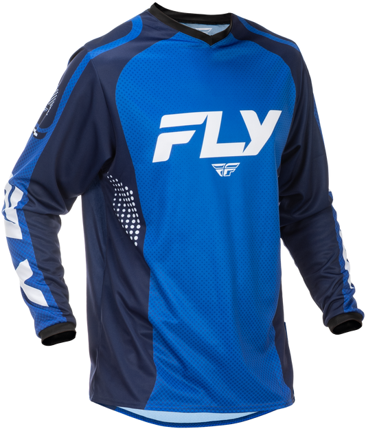 Fly Racing F-16 Offroad Jersey – Blue/Dark Blue/White, Small