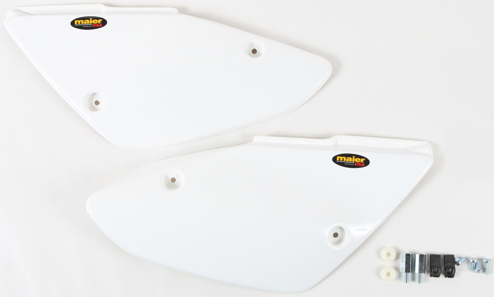Maier Replacement Side Panels for Honda CRF100F and CRF80F – White, Left/Right